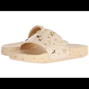 Tory Burch Star Slide - White